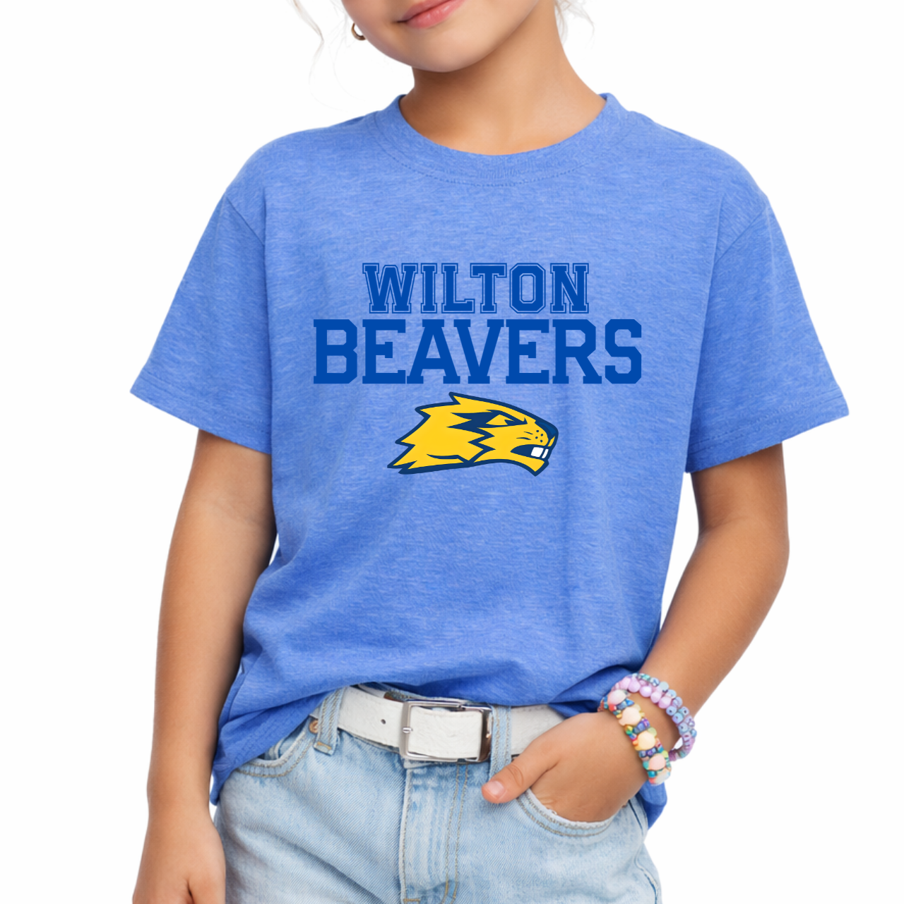 Wilton Beavers Youth T-Shirt – Softstyle Spirit Wear Tee