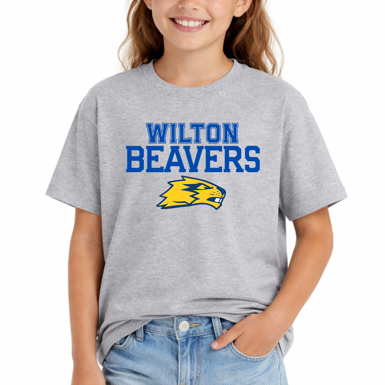 Wilton Beavers Youth T-Shirt – Softstyle Spirit Wear Tee