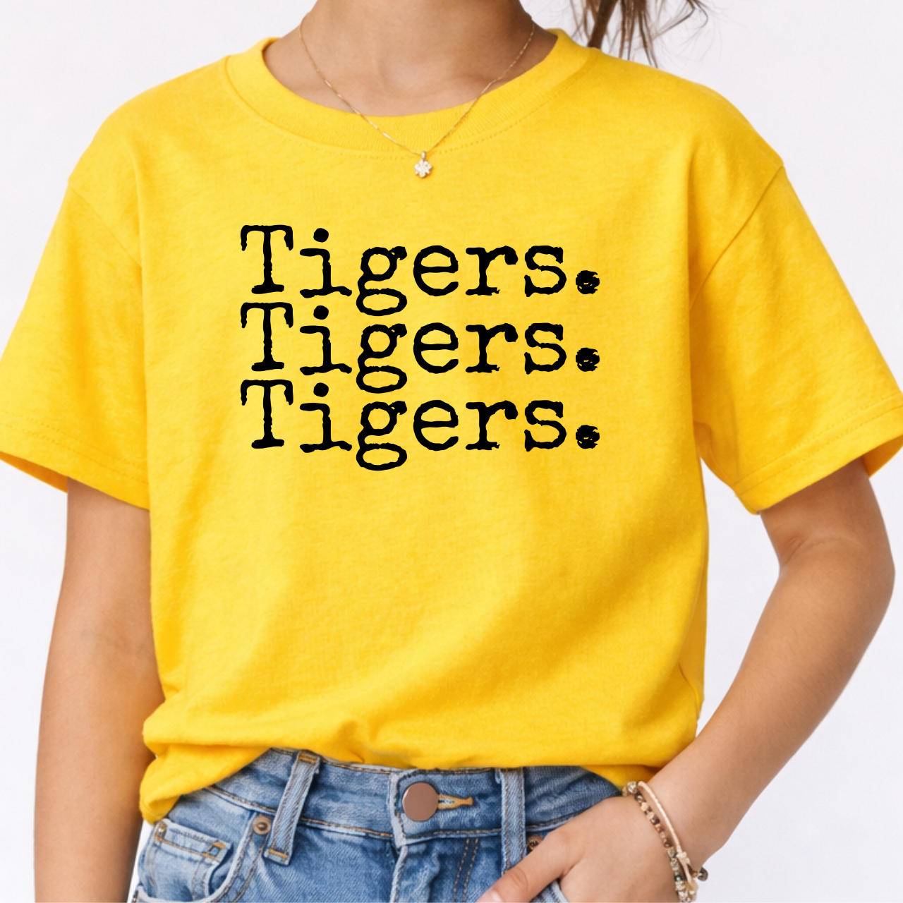 Tipton Tigers Repeat Script Youth Tee