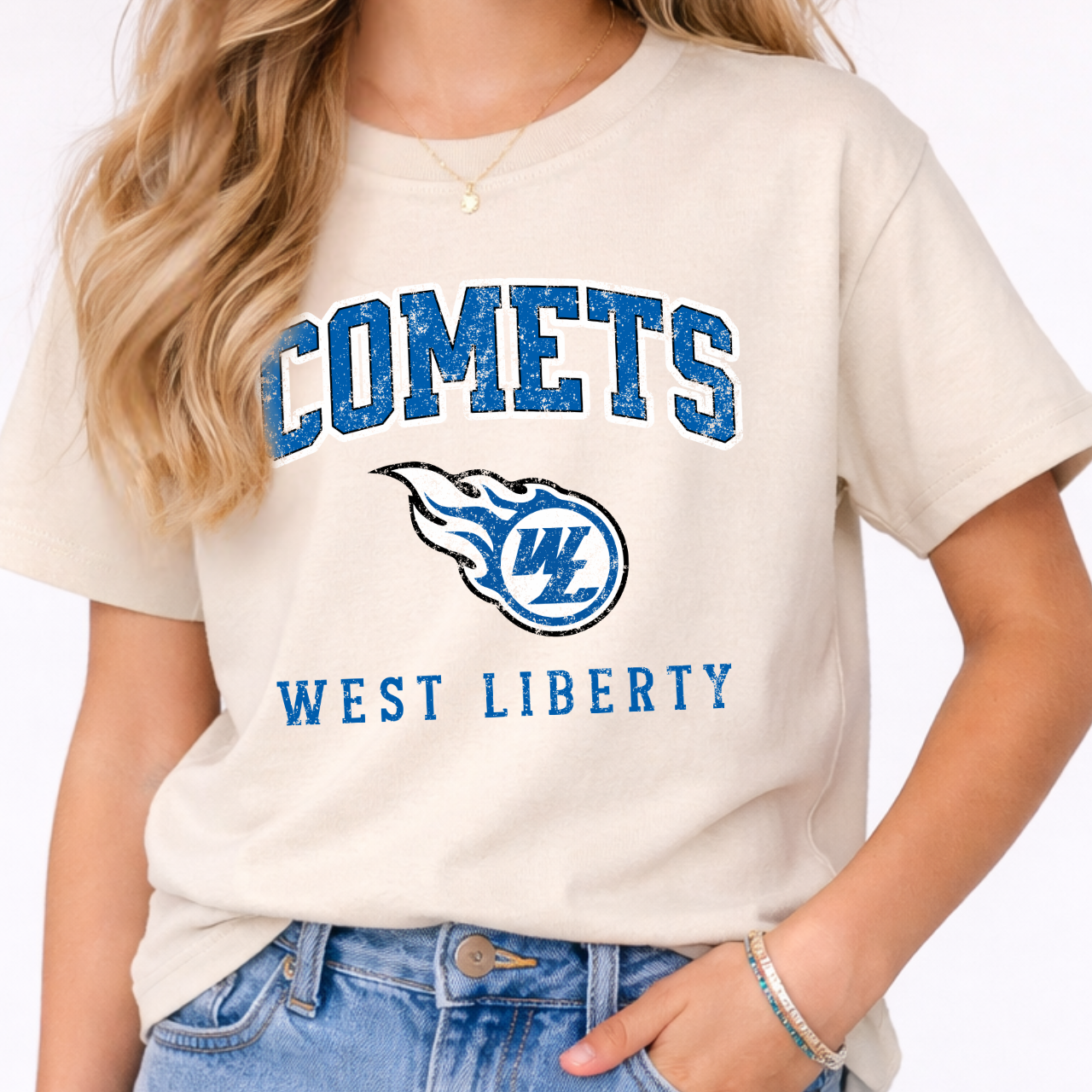 West Liberty Youth Vintage Comets Tee