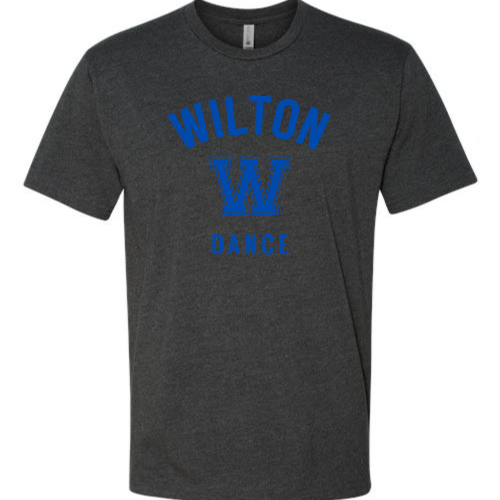 Wilton Dance collegiate cotton poly blend tee