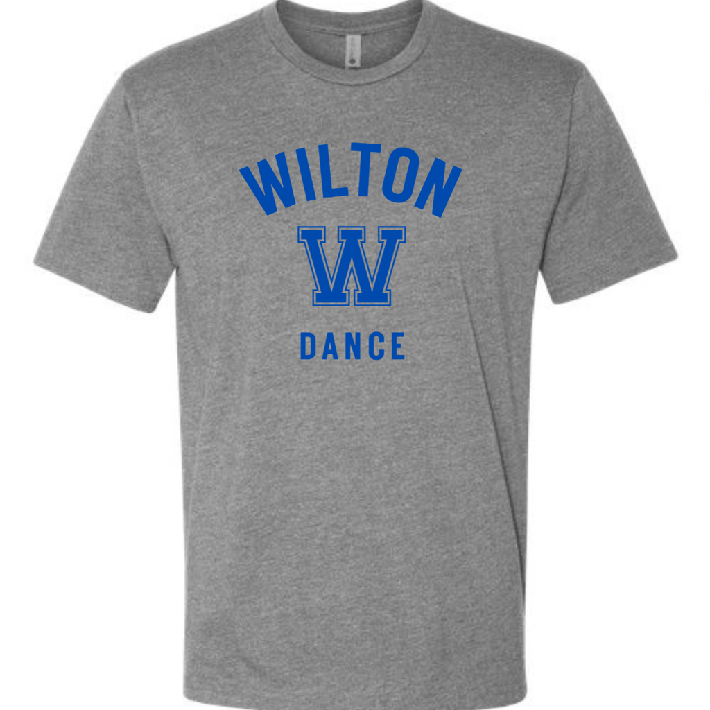 Wilton Dance collegiate cotton poly blend tee