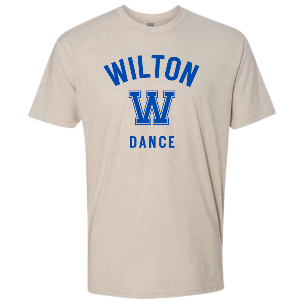 Wilton Dance collegiate cotton poly blend tee