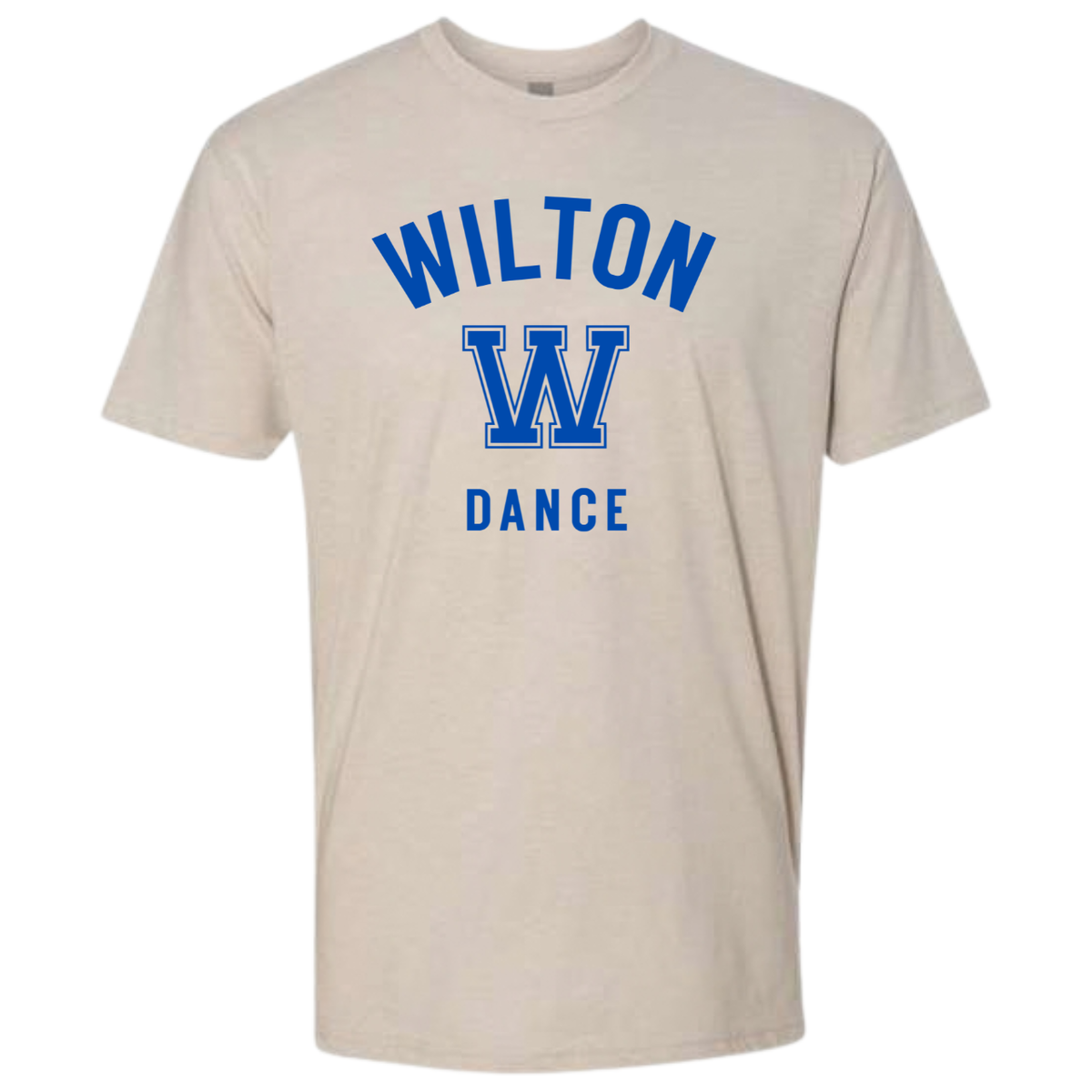 Wilton Dance collegiate cotton poly blend tee