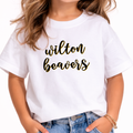 Wilton Beavers Script Youth Tee