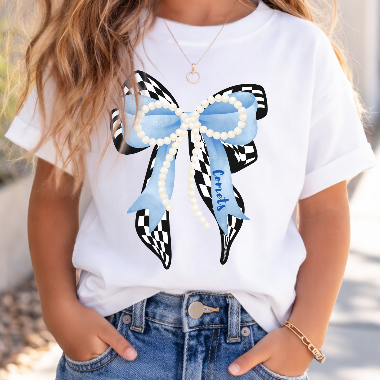 West Liberty Comets Bow Youth Tee