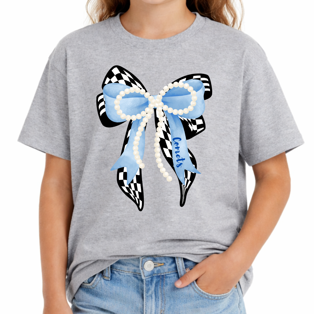 West Liberty Comets Bow Youth Tee