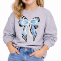 West Liberty Comets Bow Graphic Youth Crewneck