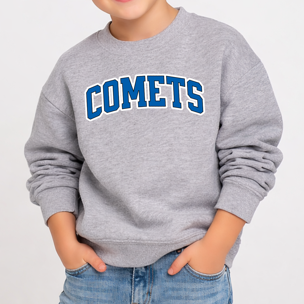 West Liberty Comets Classic Youth Crewneck
