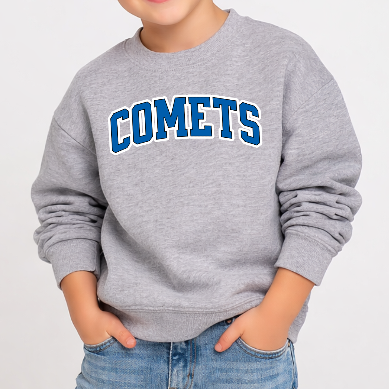 West Liberty Comets Classic Youth Crewneck