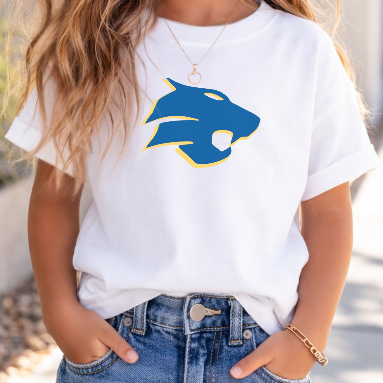 Durant Wildcats Logo Youth Tee