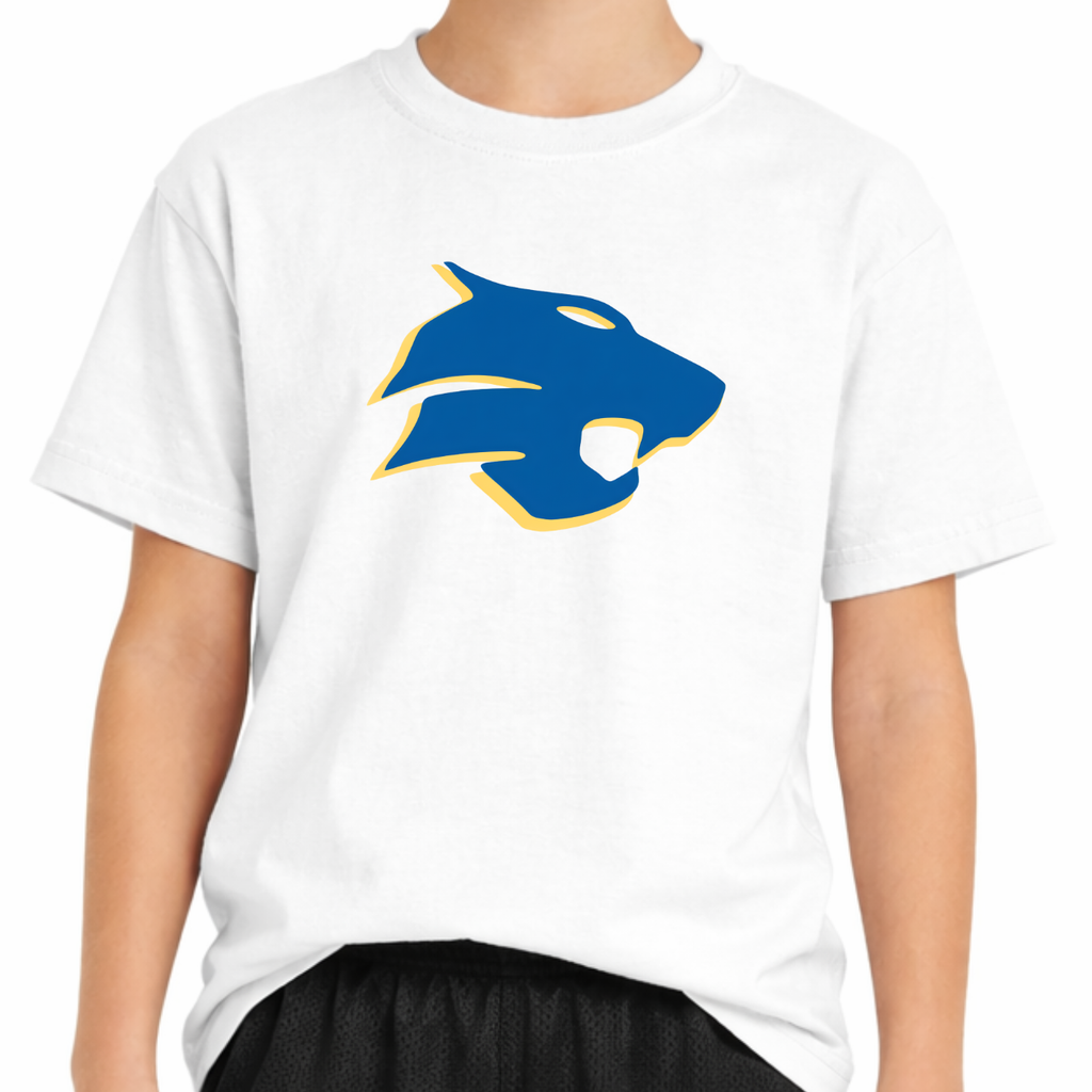 Durant Wildcats Logo Youth Tee