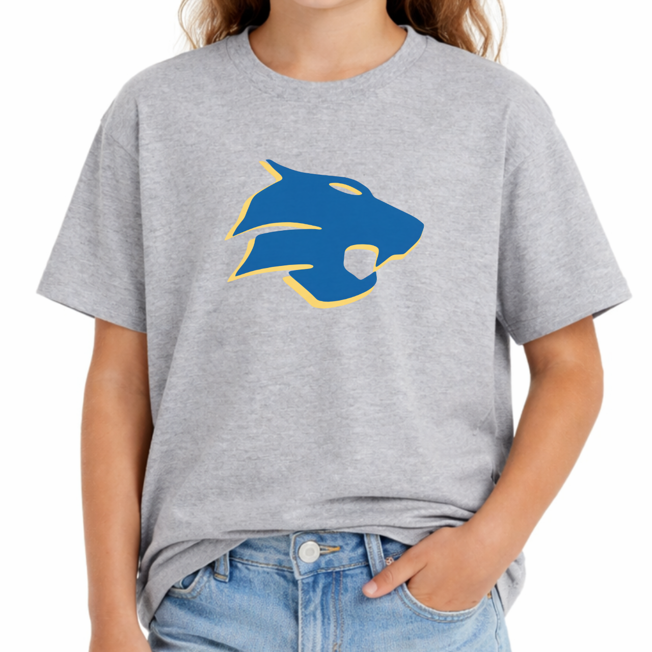 Durant Wildcats Logo Youth Tee