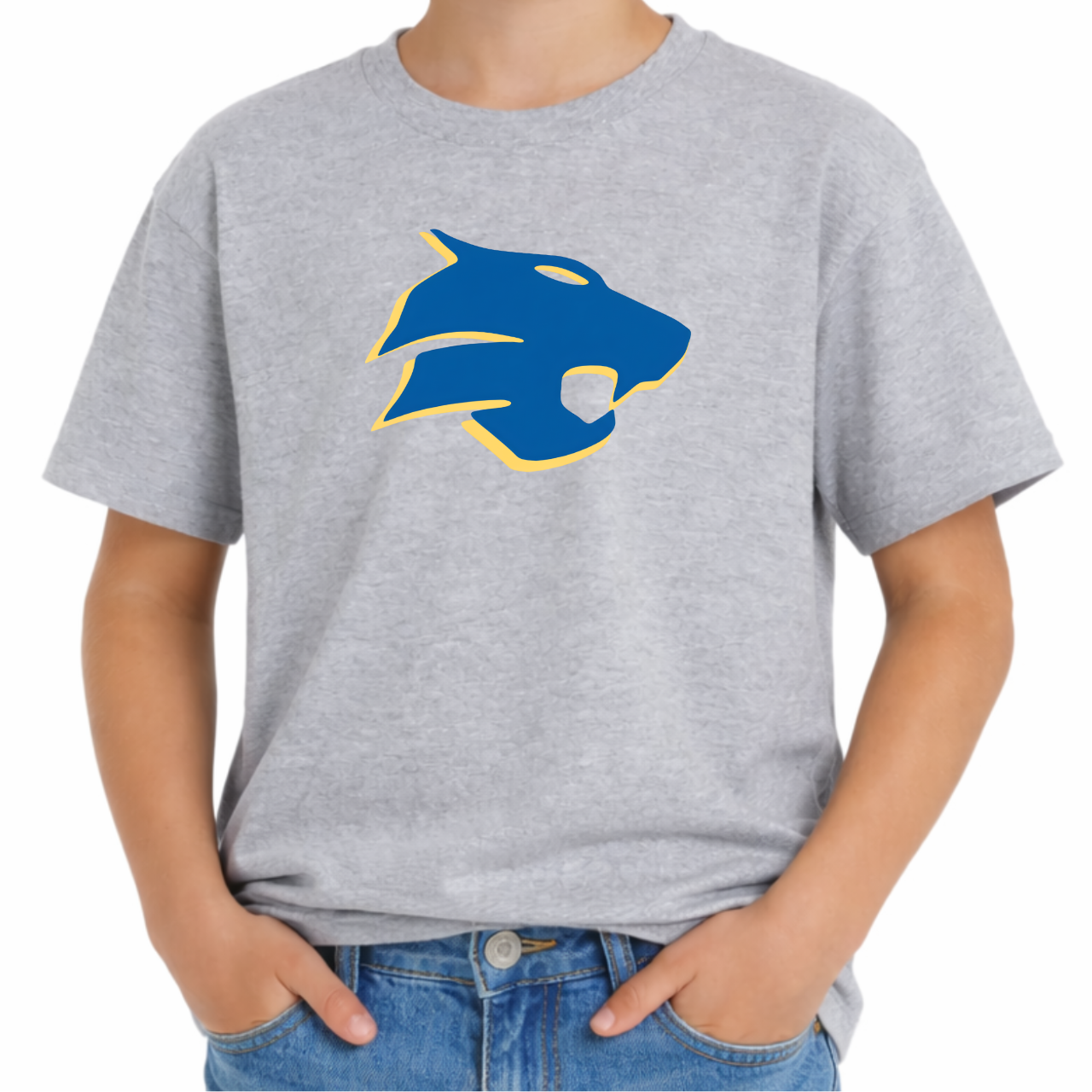 Durant Wildcats Logo Youth Tee