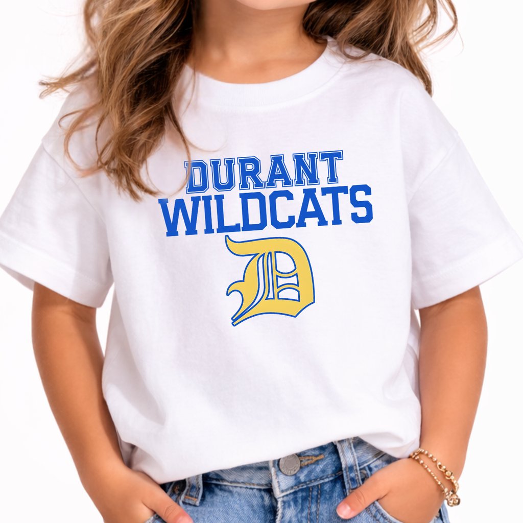 Durant Wildcats Classic D Youth Tee