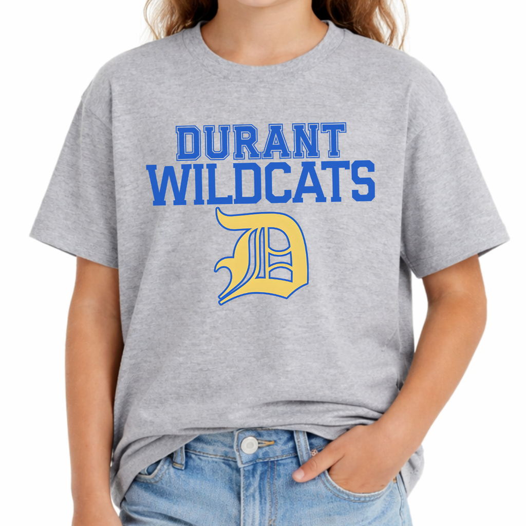 Durant Wildcats Classic D Youth Tee