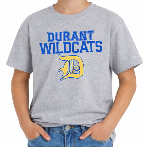 Durant Wildcats Classic D Youth Tee