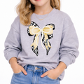 Youth - Tigers Pearl Bow Youth Crewneck