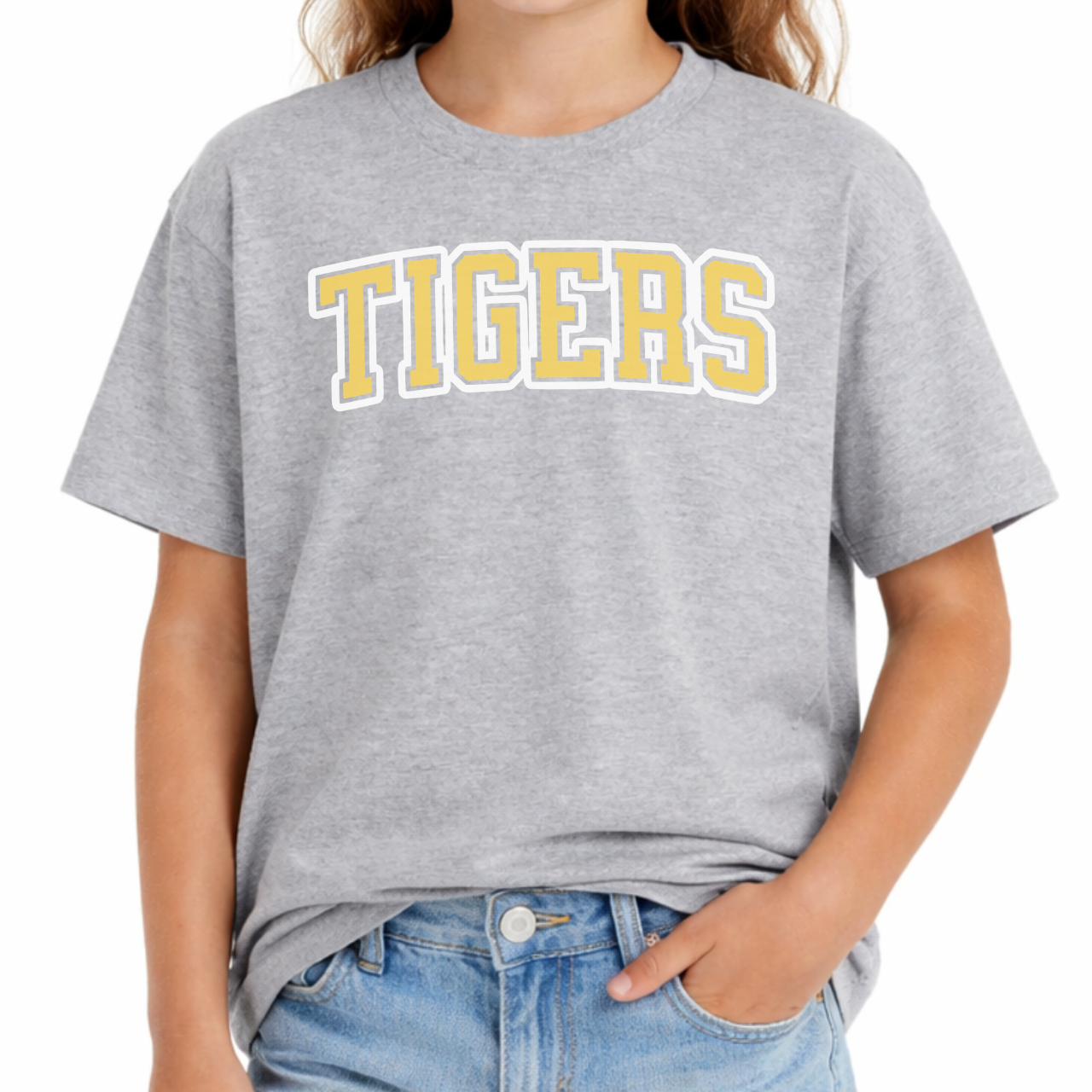 Youth - Tigers Classic Arch Youth Tee